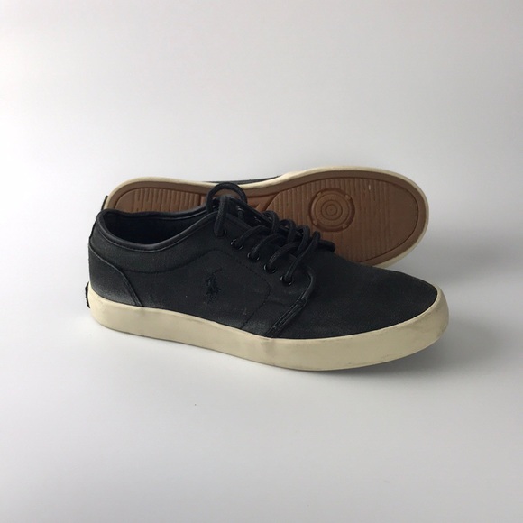 Polo Ralph Lauren Faxon Sneakers Size 6 - Picture 1 of 6